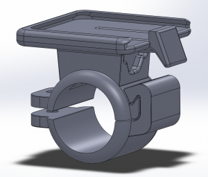 3d model on Solidworks screen