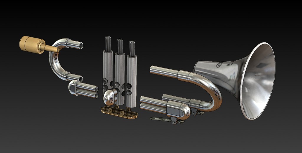 Full Size Printable Trumpet EnDTaS