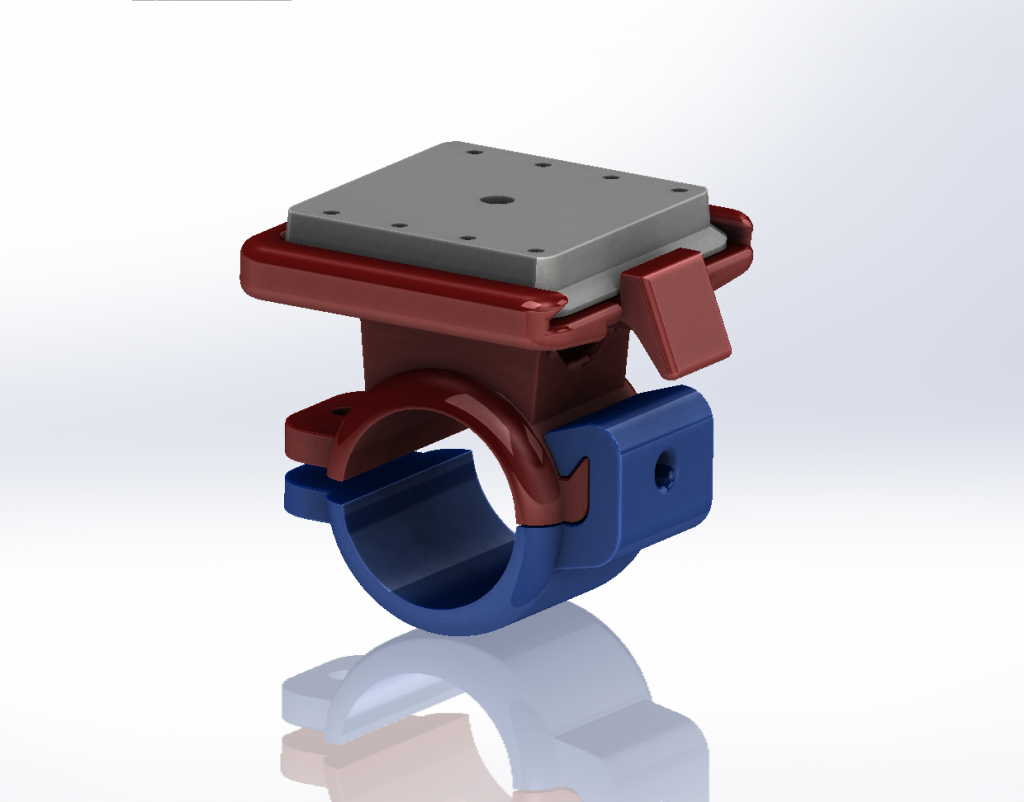 3d model on Solidworks screen