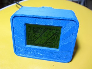 3d printed and assembled clock, working.