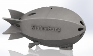 Hindenburg perspective view