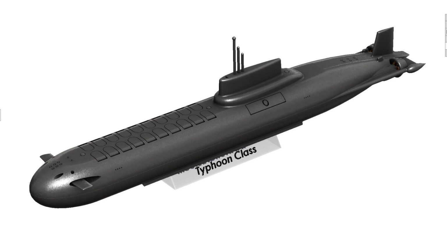 Typhoon Class Submarine Model Endtas Typhoon Class Submarine Model Endtas